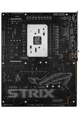 Материнська плата AM5 Asus ROG STRIX B850-E GAMING WIFI, B850, 4xDDR5, Int.Video (CPU), 4xSATA3, 5xM.2, 1xPCI-E 5.0 x16, 1xPCI-E 4.0 x16, ALC4080 + SV3H712, Realtek 5Gb, WiFi 7, Bluetooth 5.4, 10xUSB 3.2 / 8xUSB 2.0, HDMI/DP, ATX