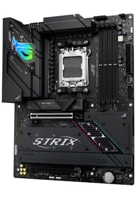 Материнська плата AM5 Asus ROG STRIX B850-F GAMING WIFI, B850, 4xDDR5, Int.Video (CPU), 2xSATA3, 4xM.2, 1xPCI-E 5.0 x16, 1xPCI-E 4.0 x16, ALC4080 + SV3H712, Intel 2.5Gb, WiFi 7, Bluetooth 5.4, 10xUSB 3.2 / 6xUSB 2.0, HDMI/DP, ATX