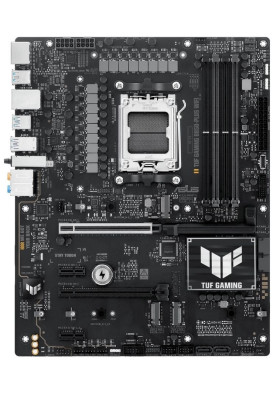 Материнська плата AM5 Asus TUF GAMING B850-PLUS WIFI, B850, 4xDDR5, Int.Video (CPU), 4xSATA3, 3xM.2, 1xPCI-E 5.0 x16, 1xPCI-E 4.0 x16, 2xPCI-E 4.0 x1, ALC1220P, Realtek 2.5Gb, WiFi 7, Bluetooth 5.4, 10xUSB 3.2 / 6xUSB 2.0, HDMI/DP, ATX