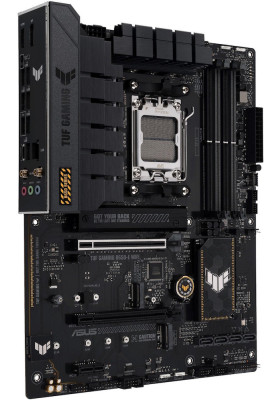 Материнська плата AM5 Asus TUF GAMING B650-E WIFI, B650, 4xDDR5, Int.Video (CPU), 4xSATA3, 3xM.2, 2xPCI-E 4.0 x16, 1xPCI-E 4.0 x1, Realtek 7.1, Realtek 2.5Gb, WiFi 6E, Bluetooth 5.3, 7xUSB 3.2 / 7xUSB 2.0, HDMI/DP, ATX