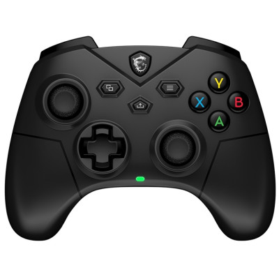 Геймпад MSI FORCE GC300, Black, бездротовий, Bluetooth / 2.4 GHz / Type-C, вібрація, 2-рівневі магнітні тригери, 2 задні кнопки, 600 mAh