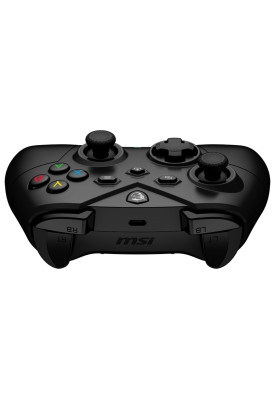 Геймпад MSI FORCE GC300, Black, бездротовий, Bluetooth / 2.4 GHz / Type-C, вібрація, 2-рівневі магнітні тригери, 2 задні кнопки, 600 mAh