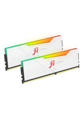 Пам'ять 16Gb x 2 (32Gb Kit) DDR5, 6400 MHz, KingBank Soarblade RGB, White, 32-39-39-89, 1.4V, з радіатором (K5.01.FLM5FD9301)