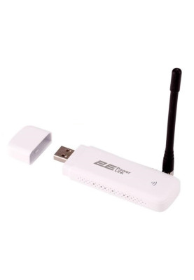 Мобільний роутер 4G 2E PowerLink MiFi 1, White, USB, nanoSIM, WiFi b/g/n (2.4 GHz), 512Mb LPDDR2 / 2Gb eMMC, 1xCRC-9