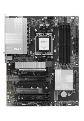 Материнська плата AM5 MSI PRO B840-P WIFI, B840, 4xDDR5, Int.Video (CPU), 4xSATA3, 2xM.2, 1xPCI-E 4.0 x16, 4xPCI-E 3.0 x16, ALC897, Realtek 8125D 2.5Gb, WiFi 7, Bluetooth 5.4, 7xUSB 3.2 / 8xUSB 2.0, HDMI, ATX