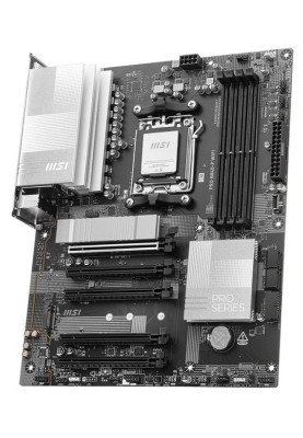 Материнська плата AM5 MSI PRO B840-P WIFI, B840, 4xDDR5, Int.Video (CPU), 4xSATA3, 2xM.2, 1xPCI-E 4.0 x16, 4xPCI-E 3.0 x16, ALC897, Realtek 8125D 2.5Gb, WiFi 7, Bluetooth 5.4, 7xUSB 3.2 / 8xUSB 2.0, HDMI, ATX