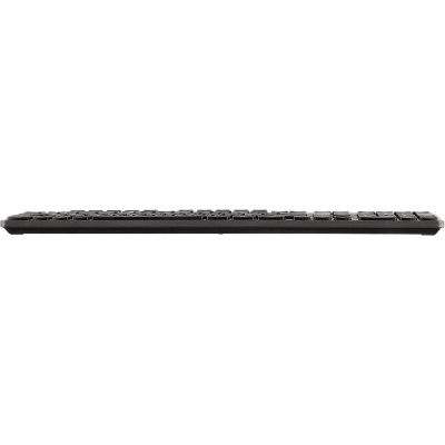 Клавіатура бездротова 2E KS280, Black, Bluetooth/2.4GHz USB, 10 окремих мультимедійних клавіш, 1xAA, EN/UA (2E-KS280WBGR_UA)