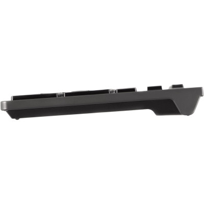 Клавіатура бездротова 2E KS280, Black, Bluetooth/2.4GHz USB, 10 окремих мультимедійних клавіш, 1xAA, EN/UA (2E-KS280WBGR_UA)