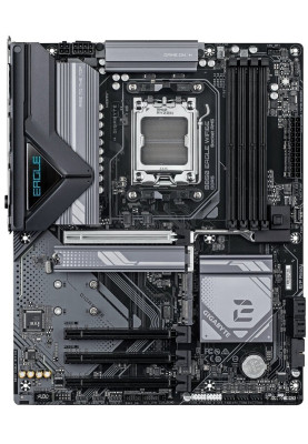 Материнська плата AM5 Gigabyte B850 EAGLE WIFI6E, B850, 4xDDR5, Int.Video (CPU), 4xSATA3, 3xM.2, 1xPCI-E 5.0 x16, 3xPCI-E 3.0 x16, Realtek 7.1, Realtek GbE, WiFi 6E, Bluetooth 5.3, 8xUSB 3.2 / 8xUSB 2.0, HDMI/DP, ATX