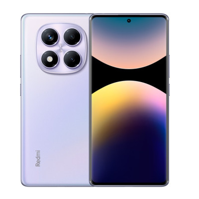 Смартфон Xiaomi Redmi Note 14 Pro Aurora Purple, 2 Nano-SIM, 6.67" (2400х1080, 120 гц) AMOLED, MediaTek Helio G100-Ultra (8x2.2 GHz), RAM 8GB, ROM 256GB, GPS, Wi-Fi, BT, LTE, 4 Cam, Li-Ion 5500mAh, Android 14