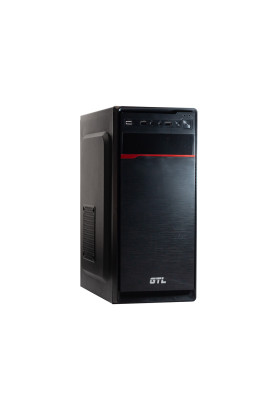 Корпус GTL T1668+ Black, 500W, Mini Tower, Micro ATX / Mini ITX, 2xUSB 2.0, 370x176x410 мм, 0.4 мм, 3.6 кг