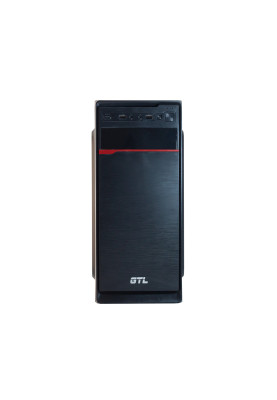 Корпус GTL T1668+ Black, 500W, Mini Tower, Micro ATX / Mini ITX, 2xUSB 2.0, 370x176x410 мм, 0.4 мм, 3.6 кг
