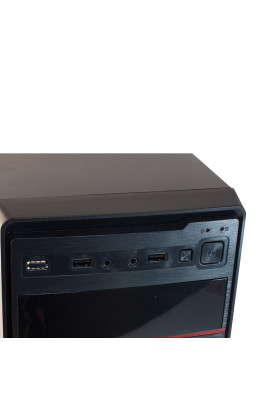 Корпус GTL T1668+ Black, 500W, Mini Tower, Micro ATX / Mini ITX, 2xUSB 2.0, 370x176x410 мм, 0.4 мм, 3.6 кг