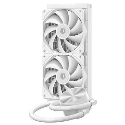 Система рідинного охолодження ID-Cooling FX240 Pro White, Intel: 1851/1700/1200/2066/2011/1366/115x, AMD: AM4/AM5, 2x120mm 500~1800±10%RPM 4pin PWM fans,