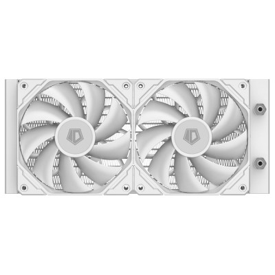 Система рідинного охолодження ID-Cooling FX240 Pro White, Intel: 1851/1700/1200/2066/2011/1366/115x, AMD: AM4/AM5, 2x120mm 500~1800±10%RPM 4pin PWM fans,