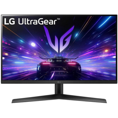 Монітор 27" LG UltraGear 27GS60F-B, Black, WLED, IPS, 1920x1080, 16:9, 1 мс, 180 Гц, 300 кд/м², 1000:1, 178°/178°, HDMI/DP, 3хUSB, AMD FreeSync, Nvidia G-SYNC, VESA 100x100