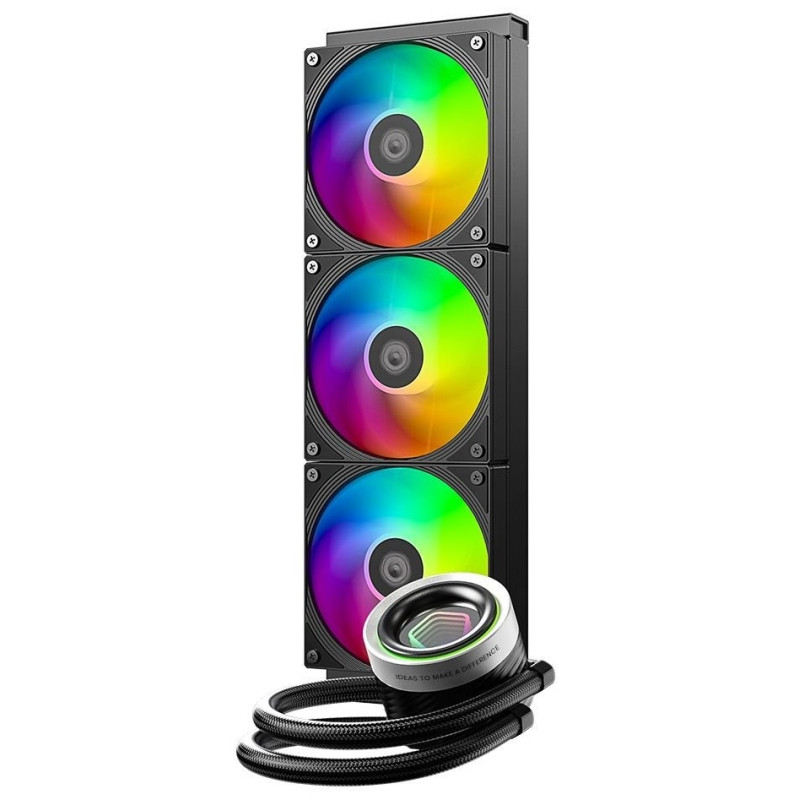 Система рідинного охолодження ID-Cooling FX360 INF, Intel: 1851/1700/1200/115x, AMD: AM4/AM5, 3x120mm 300～2000±10%RPM, до 350 Вт