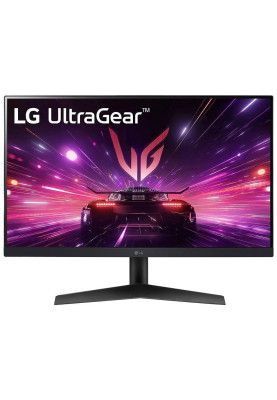 Монітор 23.8" LG 24GS60F-B, Black, WLED, IPS, 1920x1080, 16:9, 1 мс, 180 Гц, 240 кд/м², 1000:1, 178°/178°, DP/HDMI, Adaptive Sync, Nvidia G-Sync, 2 x 2 Вт, VESA 100x100