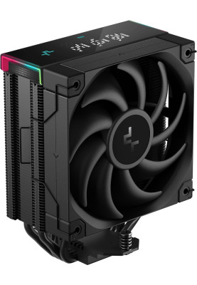 Кулер для процесора Deepcool AK400 DIGITAL PRO, Black, алюміній/мідь, 1x120 мм, LCD екран, для Intel 1851/1700/1200/115x, AMD AM5/AM4, висота 159 мм (R-AK400-BKAPMN-G)