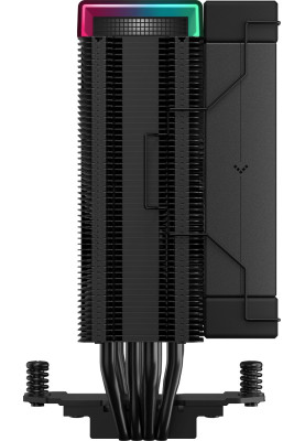 Кулер для процесора Deepcool AK400 DIGITAL PRO, Black, алюміній/мідь, 1x120 мм, LCD екран, для Intel 1851/1700/1200/115x, AMD AM5/AM4, висота 159 мм (R-AK400-BKAPMN-G)