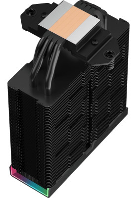 Кулер для процесора Deepcool AK400 DIGITAL PRO, Black, алюміній/мідь, 1x120 мм, LCD екран, для Intel 1851/1700/1200/115x, AMD AM5/AM4, висота 159 мм (R-AK400-BKAPMN-G)