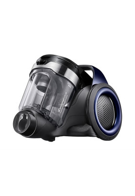 Пилосос Samsung VC05K71F0HB/UK Blue/Black, 550W, тип збирання суха, без мішка, Cyclone Force with Anti-tangle Turbine, пилозбірник 0.9л, керування на ручці,  міні-турбощітка, щітка 2в1,