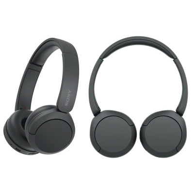 Навушники Sony WH-CH520, Black, Bluetooth, USB Type-C, вбудований мікрофон, кабель 1.2 м, радіус дії до 10 м, час роботи до 40 год