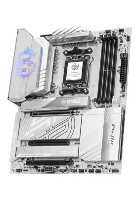 Материнська плата AM5 MSI MPG X870E EDGE TI WIFI, X870E, 4xDDR5, Int.Video (CPU), 4xSATA3, 4xM.2, 1xPCI-E 5.0 x16, 1xPCI-E 4.0 x16, 1xPCI-E 3.0 x16, ALC4080, 8126VB, WiFi 7, Bluetooth 5.4, 13xUSB 3.2 / 8xUSB 2.0, HDMI/2xType-C, ATX