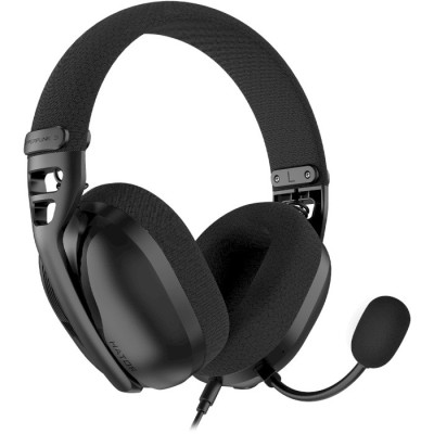 Навушники Hator Hyperpunk 3 Hi-Res, Black, Mini jack, знімний мікрофон, 115 дБ, кабель 1.3 м