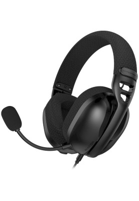 Навушники Hator Hyperpunk 3 Hi-Res, Black, Mini jack, знімний мікрофон, 115 дБ, кабель 1.3 м