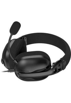 Навушники Hator Hyperpunk 3 Hi-Res, Black, Mini jack, знімний мікрофон, 115 дБ, кабель 1.3 м