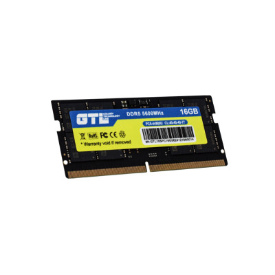 Пам'ять SO-DIMM, DDR5, 16Gb, 5600 MHz, GTL, 1.1V, CL46 (GTLSD16D556BK)