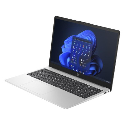 Ноутбук 15" HP 255 G10 (9Y710AT) Turbo Silver 15.6" (1920x1080, IPS, 60Hz), AMD Ryzen 5 7530U (4x2.0-4.5GHz), 16GB DDR4, SSD 512GB, AMD Radeon 610M, Wi-Fi 6E, BT 5.3, 2xTypeC/2xUSB3.2, 41 Wh, DOS