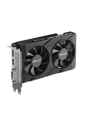 Відеокарта GeForce RTX 3050, PNY, VERTO, 6Gb GDDR6, 96-bit, DVI/HDMI/DP, 1470/14000 MHz (VCG30506DFXPB1)