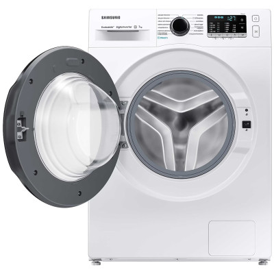 Пральна машина Samsung WW70AGAS22AEUA, White, 7кг, фронтальна, 14 програм, інвертор, швидкість віджиму 1200 об/хв, дісплей, клас енергоспоживання A+++, 85x60x45