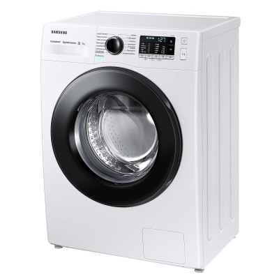 Пральна машина Samsung WW70AGAS22AEUA, White, 7кг, фронтальна, 14 програм, інвертор, швидкість віджиму 1200 об/хв, дісплей, клас енергоспоживання A+++, 85x60x45