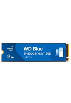 Твердотільний накопичувач SSD 2Tb, Western Digital Blue SN5000, PCI-E 4.0 x4, M.2 2280, 3D TLC, 5150/4850 МБ/с (WDS200T4B0E)