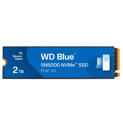 Твердотільний накопичувач SSD 2Tb, Western Digital Blue SN5000, PCI-E 4.0 x4, M.2 2280, 3D TLC, 5150/4850 МБ/с (WDS200T4B0E)