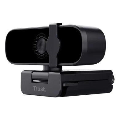 Веб-камера Trust Tanor, Black, 1920x1080/30 fps, вбудований мікрофон, автофокус, автоматичний баланс білого, універсальне кріплення, USB (25548)