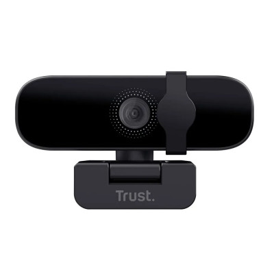 Веб-камера Trust Tanor, Black, 1920x1080/30 fps, вбудований мікрофон, автофокус, автоматичний баланс білого, універсальне кріплення, USB (25548)