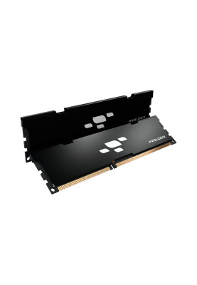 Пам'ять 16Gb x 2 (32Gb Kit) DDR5, 6000 MHz, Prologix, Black, 36-42-42, 1.35V, з радіатором (PRO32GB6000B5K)