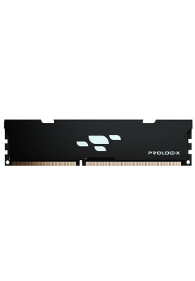 Пам'ять 16Gb DDR4, 3600 MHz, Prologix, Black, 18-22-22, 1.35V, з радіатором (PRO16GB3600B4)