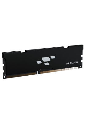 Пам'ять 16Gb DDR4, 3600 MHz, Prologix, Black, 18-22-22, 1.35V, з радіатором (PRO16GB3600B4)