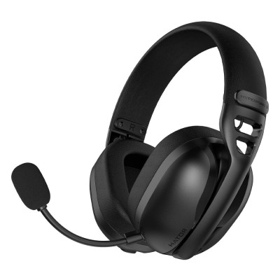 Навушники бездротові Hator Hyperpunk 3, Black, Bluetooth / USB 2.4GHz, мікрофон, ANC, динаміки 40 мм (Hi-Res) з неодимовим магнітом, 750 mAh (ESH15)