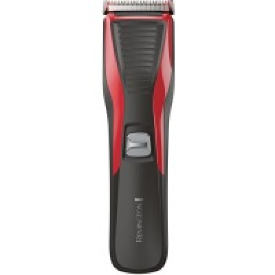 Машинка для стрижки Remington My Groom HC5100, Black/Red, живлення мережа, 1 насадка (1–23 мм), 12 установок довжини, самозагострювальні леза, регульована довжина лез, вологе очищення