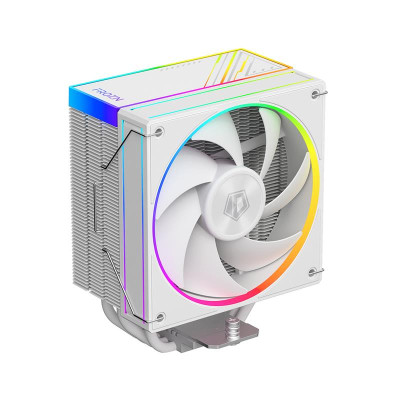 Кулер для процесора ID-Cooling FROZN A410 ARGB White, 120 мм, 4 теплових трубок, алюміній/мідь, 500±200 ~ 2000±10% RPM, 29.85dB(A) Max, Intel: 1851, 1700, 1200, 115x, AMD: AM4/AM5, 152х75х120 мм, 4-pin PWM, ARGB, до 220 Вт
