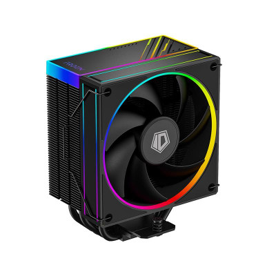 Кулер для процесора ID-Cooling FROZN A410 ARGB, Black, 120 мм, 4 теплових трубок, алюміній/мідь, 500±200 ~ 2000±10% RPM, 29.85dB(A) Max, Intel: 1851, 1700, 1200, 115x, AMD: AM4/AM5, 152х75х120 мм, 4-pin PWM, ARGB, до 220 Вт