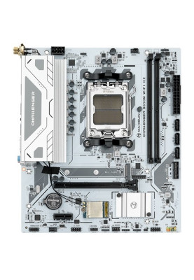 Материнська плата AM5 Maxsun Terminator B650M WIFI ICE, B650, 4xDDR5, Int.Video (CPU), 4xSATA3, 2xM.2, 1xPCI-E 4.0 x16, 1xPCI-E 3.0 x4, 1xPCI-E 3.0 x1, ALC897, RTL8125BG, RTL8852BE, BT5.2, RGB sync, 4xUSB3.2/4xUSB2.0/1xUSB-C, DP/HDMI, Micro ATX