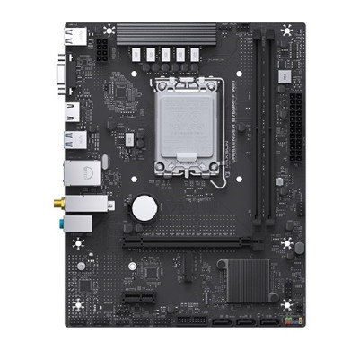 Мат.плата LGA1700, Maxsun Challenger B760M-F WIFI, B760, 2xDDR4, Int.Video(CPU), 3xSATA3, 1xPCI-E 16x 4.0, 1xPCI-E 1x, 1xM.2 4.0, RTL8 2xUSB3.2/4xUSB2.0, VGA/HDMI, WiFi5+BT4.2, ARGB sync, MicroATX (MS-Challenger B760M-F WIFI)