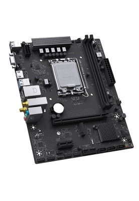 Мат.плата LGA1700, Maxsun Challenger B760M-F WIFI, B760, 2xDDR4, Int.Video(CPU), 3xSATA3, 1xPCI-E 16x 4.0, 1xPCI-E 1x, 1xM.2 4.0, RTL8111H, 2xUSB3.2/4xUSB2.0, VGA/HDMI, WiFi5+BT4.2, ARGB sync, MicroATX (MS-Challenger B760M-F WIFI)